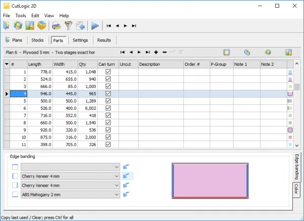 cutlogic 2d edge banding